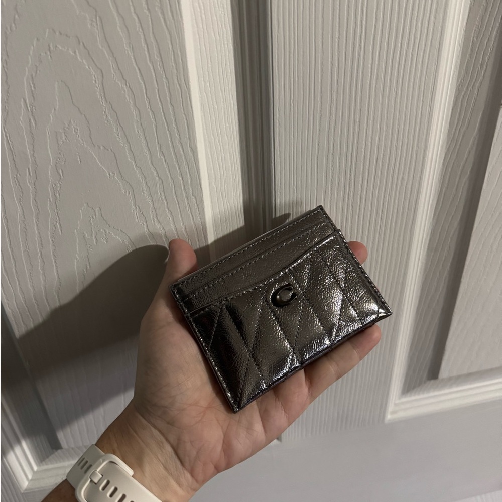Coach Metallic Card Holder
